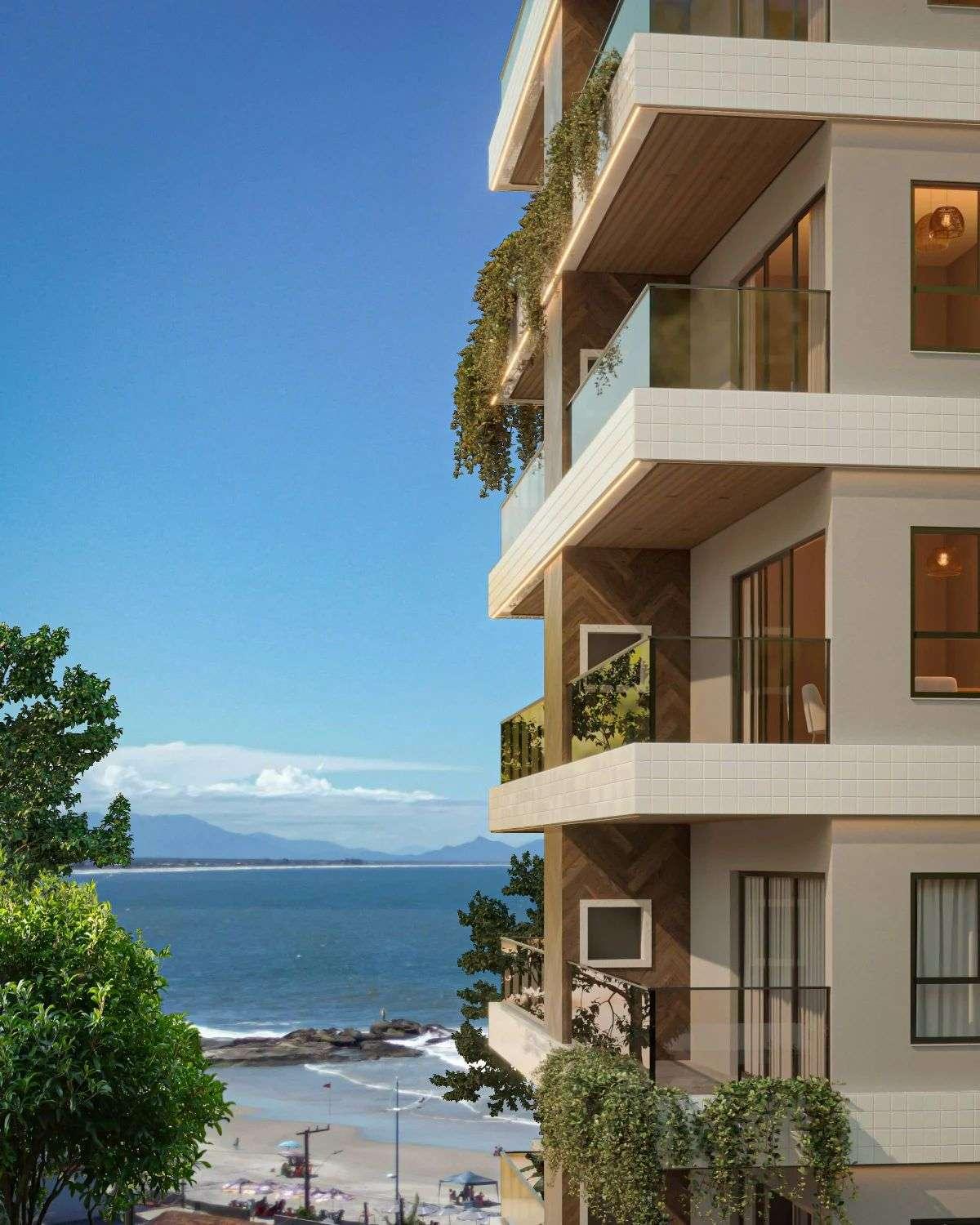 Apartamentos de 03 quartos, sendo 01 suíte a partir de 90,60 a apenas 100 metros do mar a poucos passos da primeira pedra de Itapoá