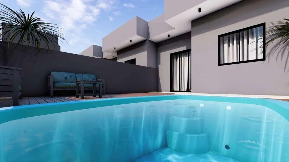 Casa à venda em Itapoá, Mariluz, com 3 quartos, 70m²
